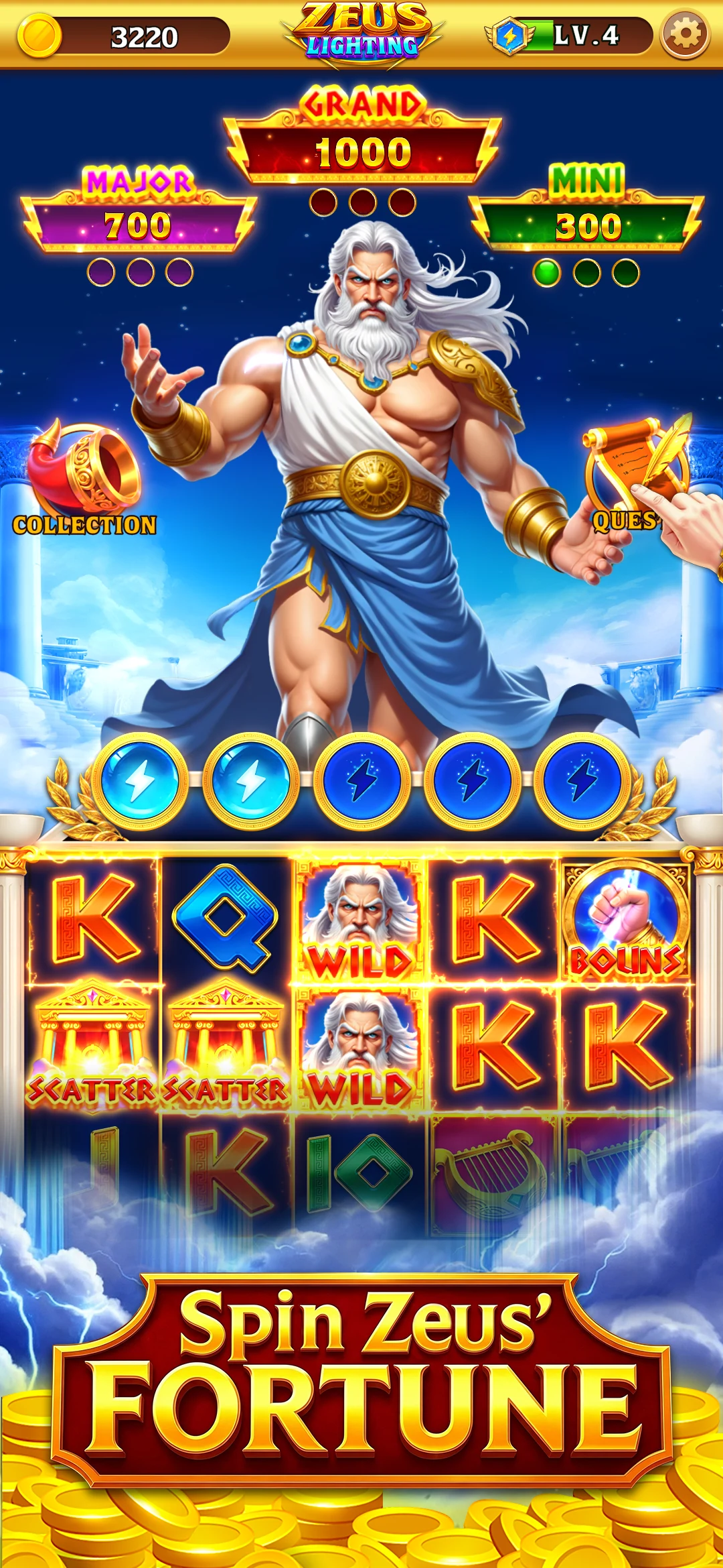 Zeus Lightning: Thunder Rise screenshot